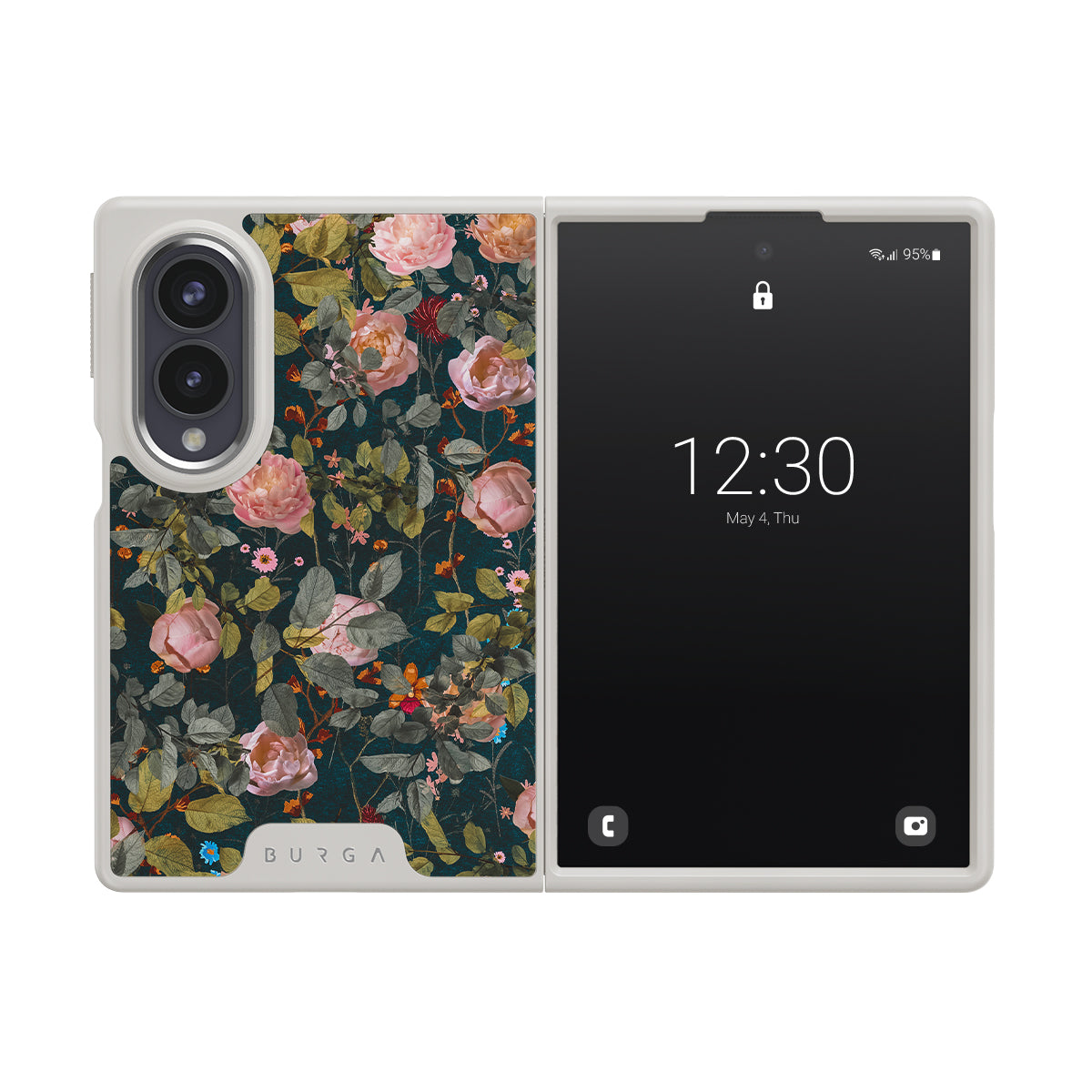 Bloomy Garden - Vintage Samsung Galaxy Z Fold 8 Case