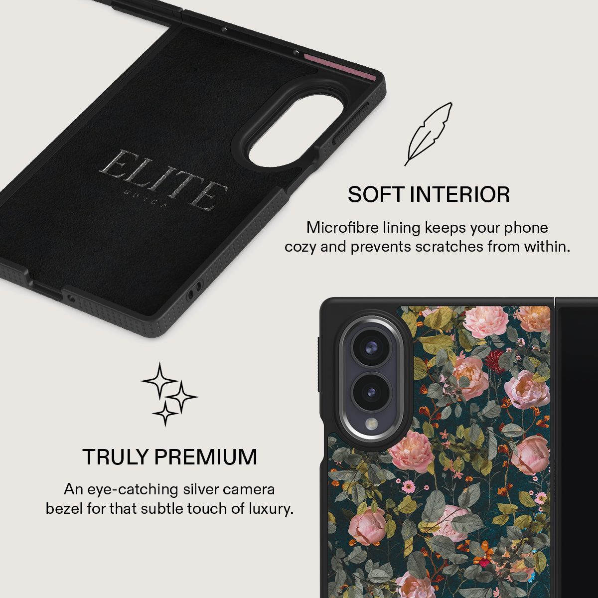 Bloomy Garden - Vintage Samsung Galaxy Z Fold 8 Case
