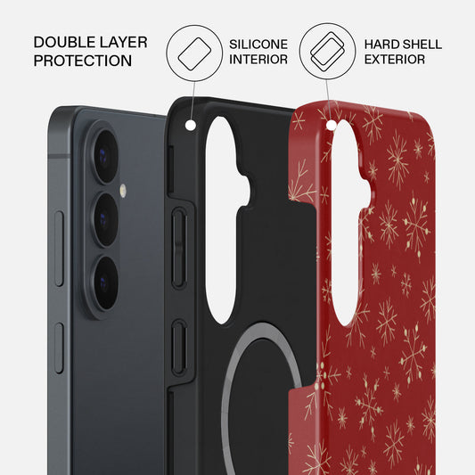 Dear Santa - Snowflake Samsung Galaxy S26 FE Case