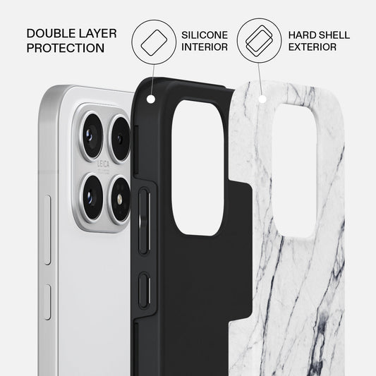 Satin White - Marble Xiaomi 17 Case