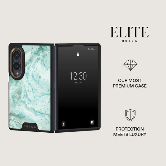 Uluwatu Waves - Teal Samsung Galaxy Z Fold 8 Case