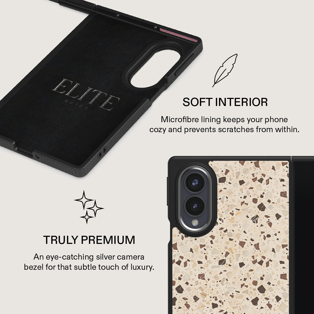 Distant Noise - Terazzo Samsung Galaxy Z Fold 8 Case
