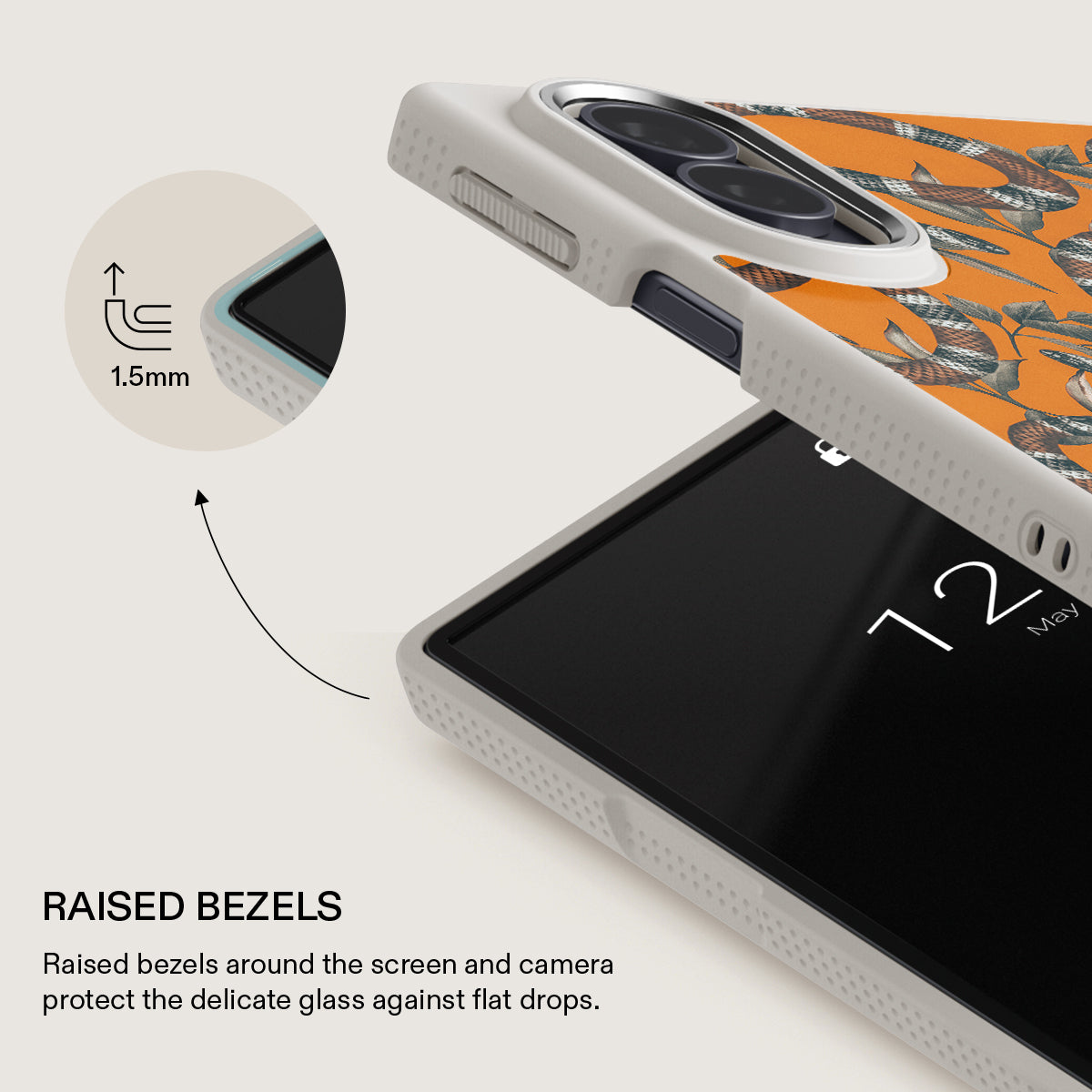 Bitter Apricot - Snake Samsung Galaxy Z Fold 8 Case