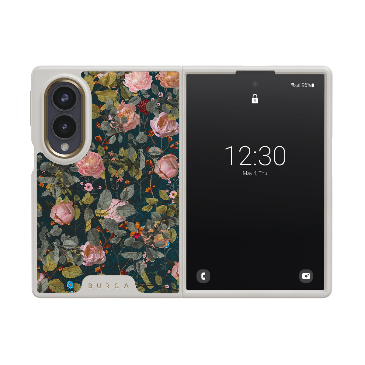 Bloomy Garden - Vintage Samsung Galaxy Z Fold 8 Case