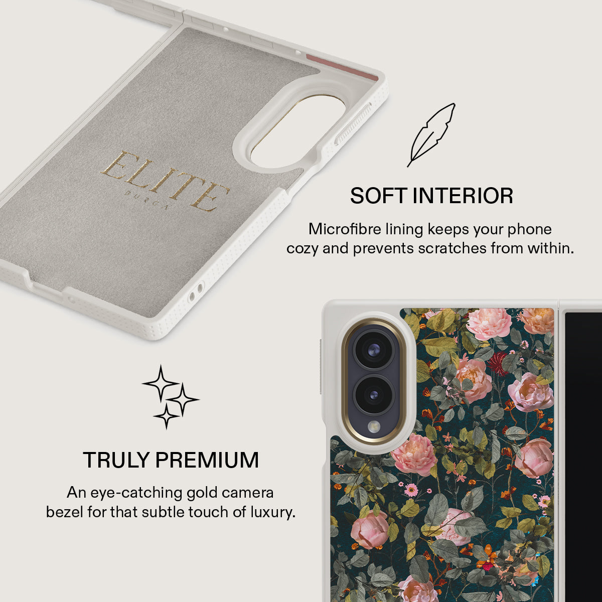 Bloomy Garden - Vintage Samsung Galaxy Z Fold 8 Case