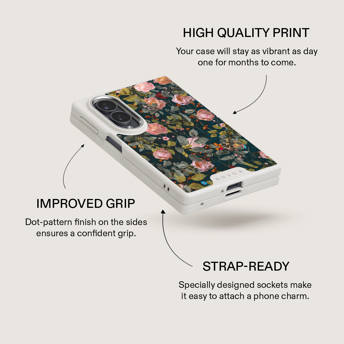 Bloomy Garden - Vintage Samsung Galaxy Z Fold 8 Case