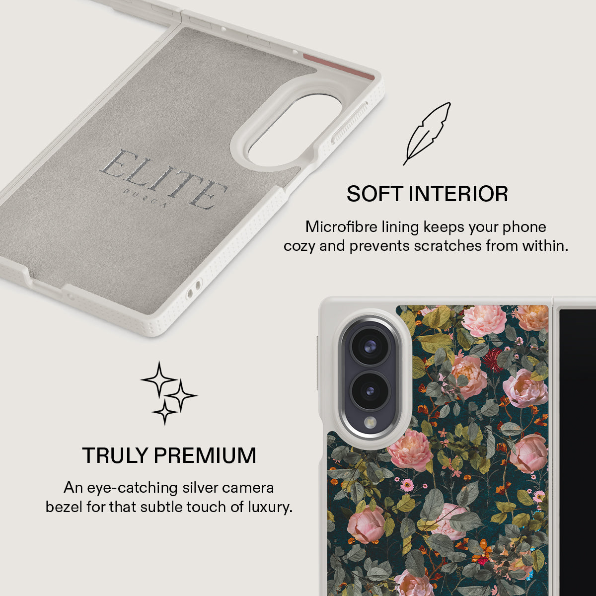 Bloomy Garden - Vintage Samsung Galaxy Z Fold 8 Case