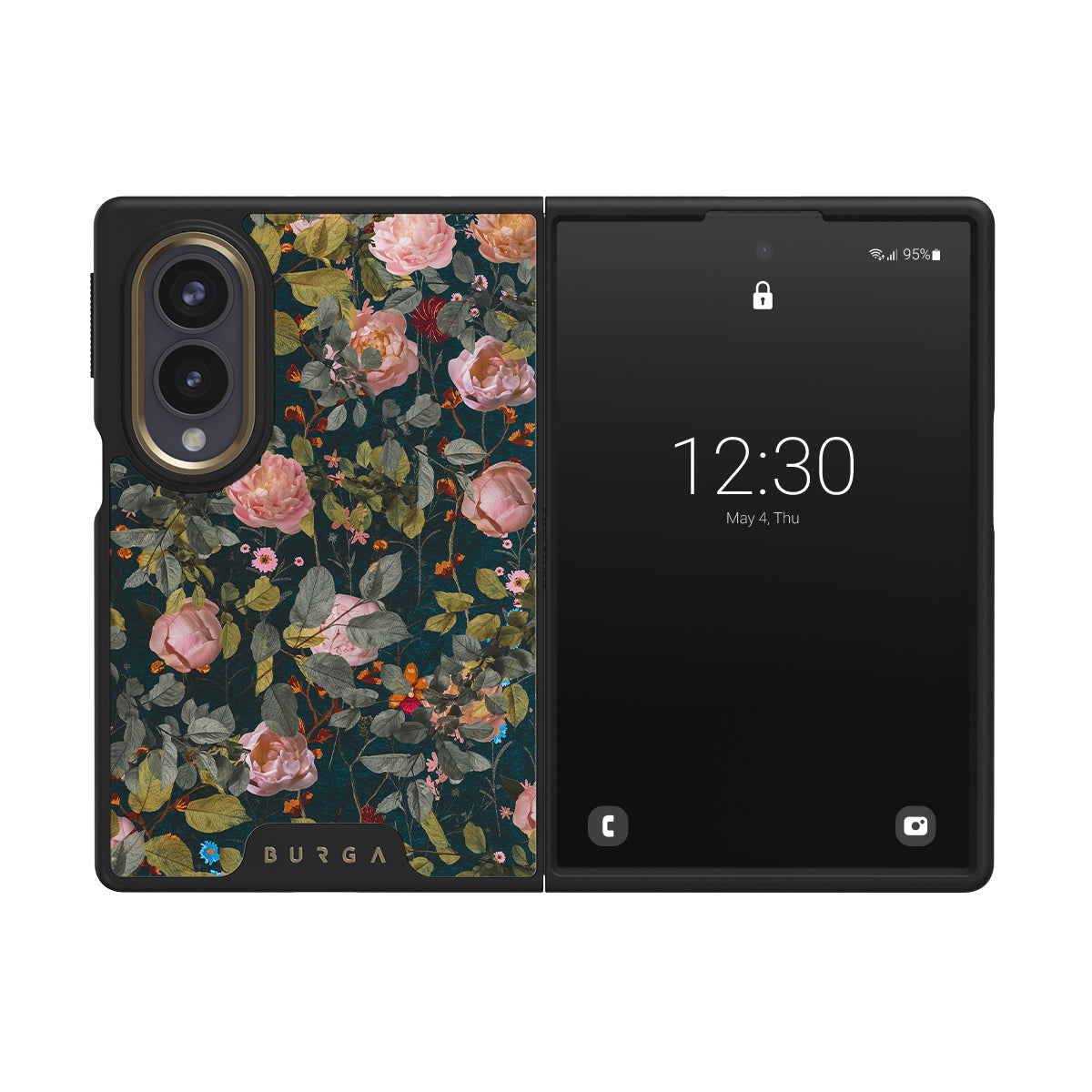 Bloomy Garden - Vintage Samsung Galaxy Z Fold 8 Case