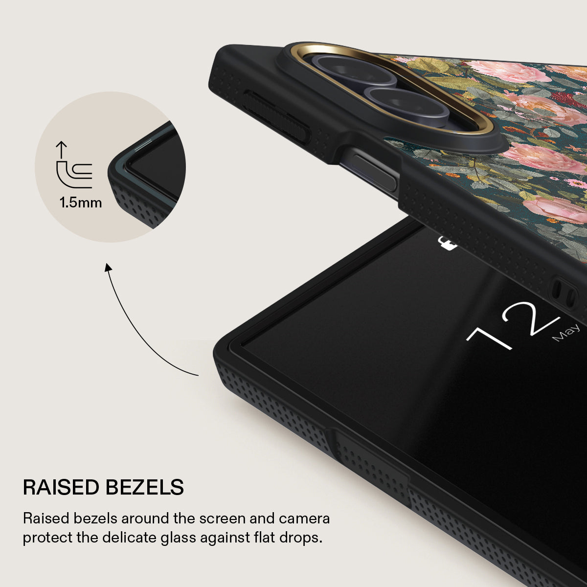 Bloomy Garden - Vintage Samsung Galaxy Z Fold 8 Case