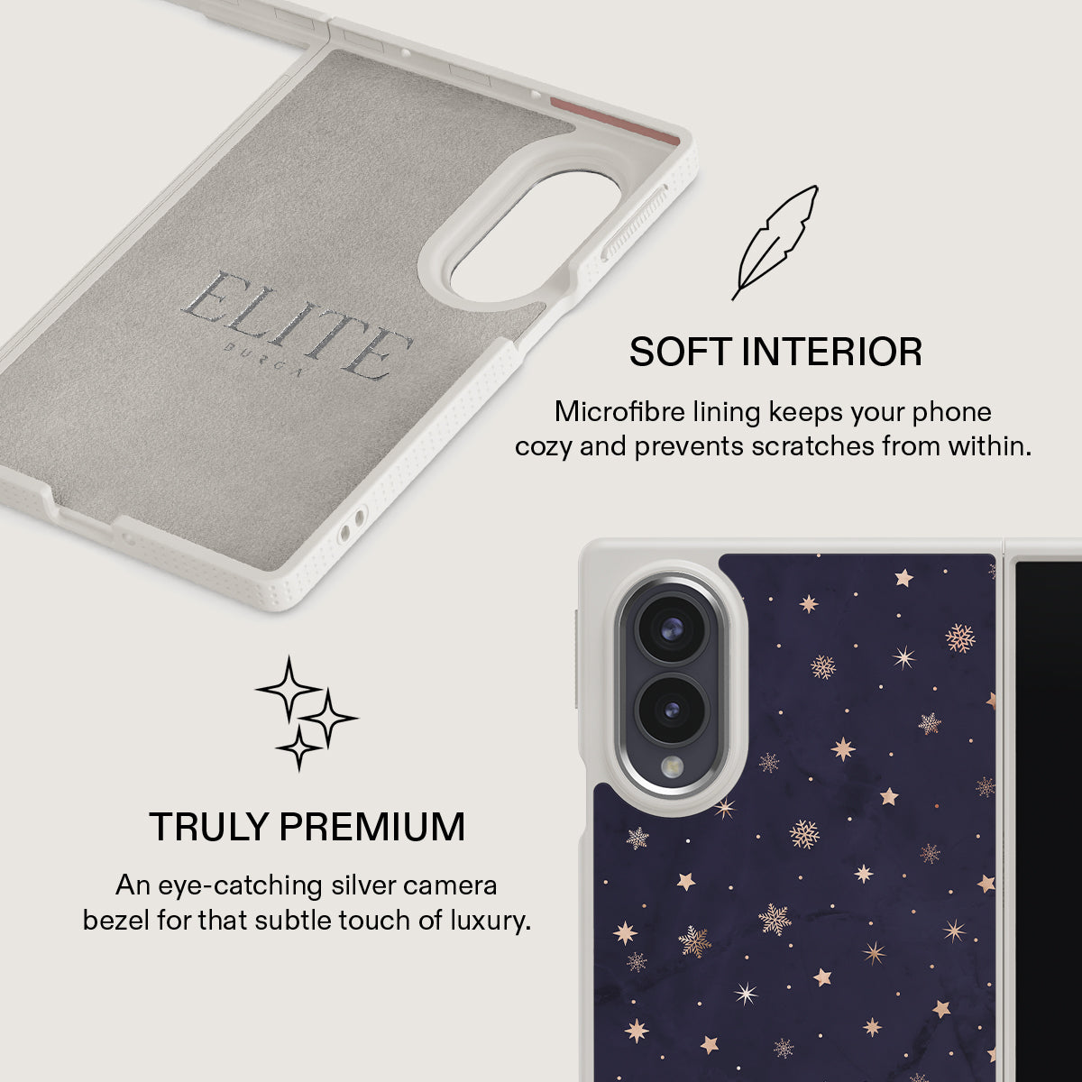Midnight Kiss - Star Samsung Galaxy Z Fold 8 Case
