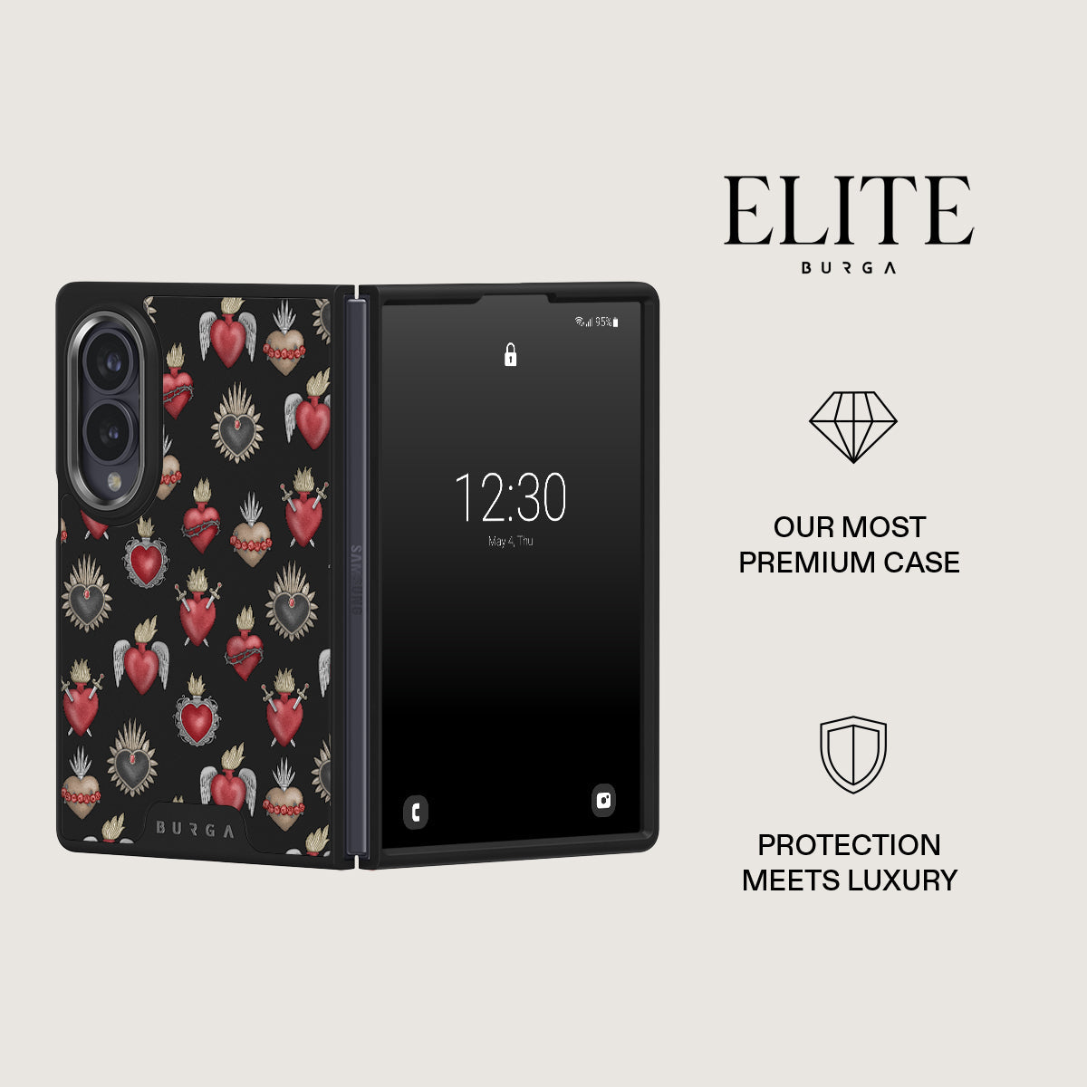 Sworn Hearts - Samsung Galaxy Z Fold 8 Case