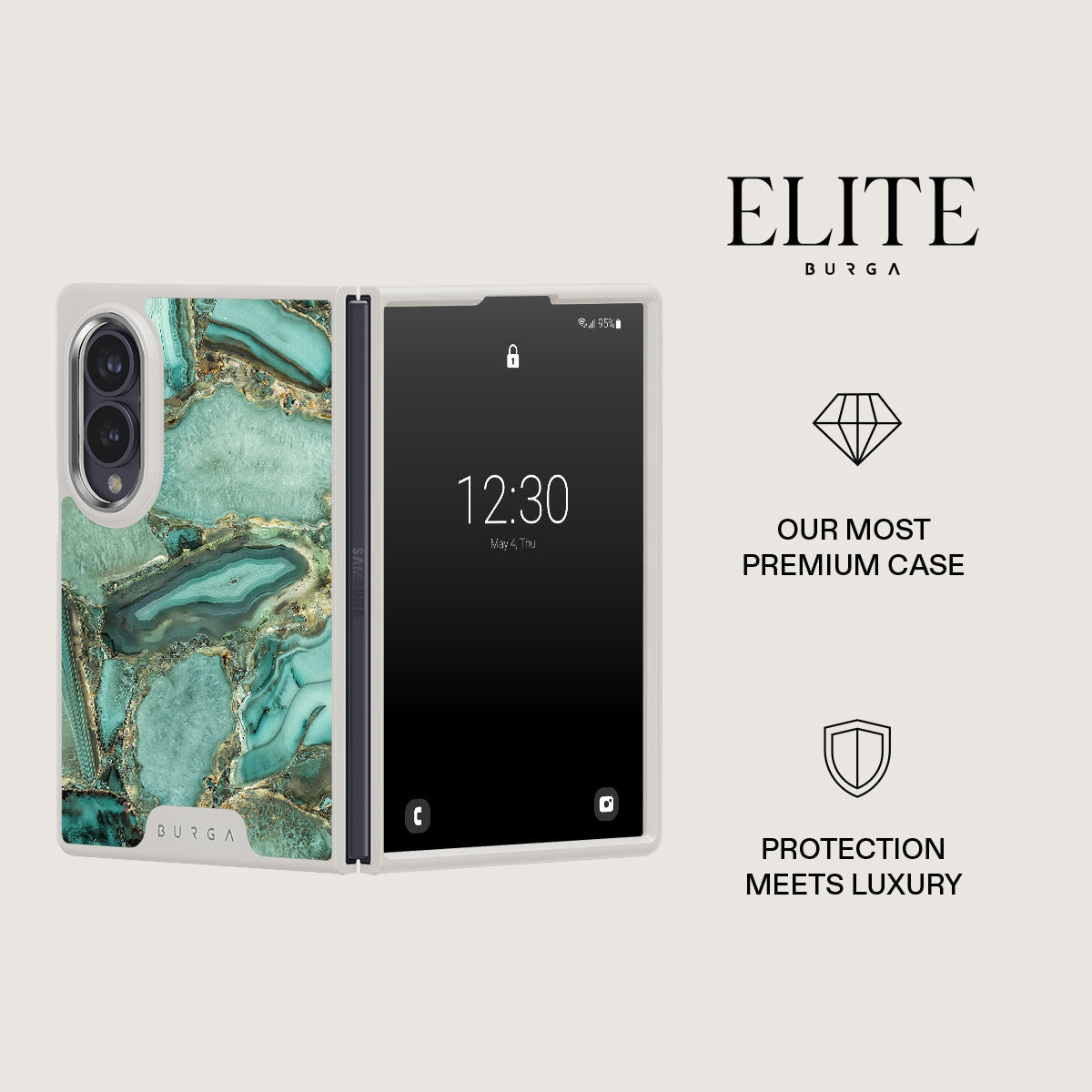 Ubud Jungle - Turquoise Samsung Galaxy Z Fold 8 Case
