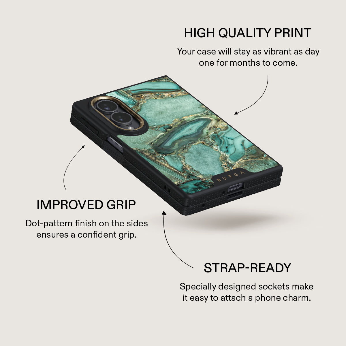 Ubud Jungle - Turquoise Samsung Galaxy Z Fold 8 Case