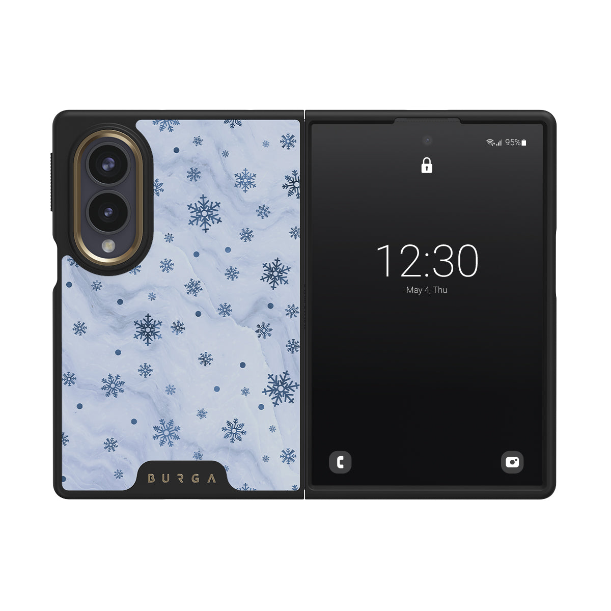 Ice Queen - Snowflakes Samsung Galaxy Z Fold 8 Case