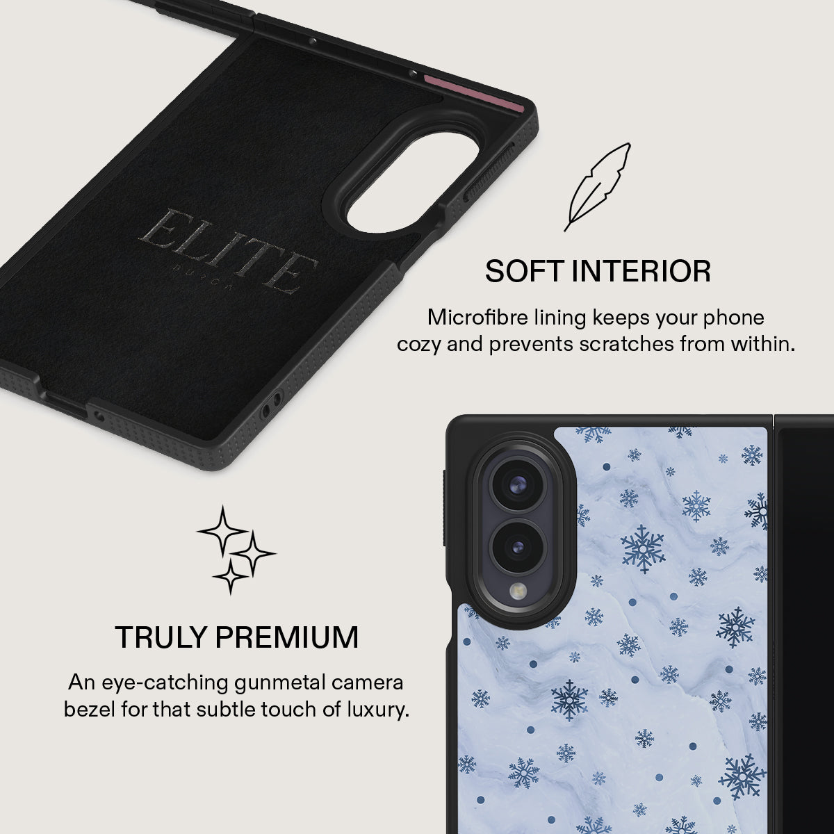 Ice Queen - Snowflakes Samsung Galaxy Z Fold 8 Case